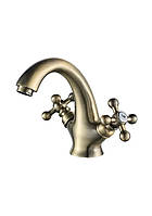Смеситель для умывальника Welle Amalia 19022T4HO Бронза