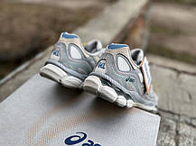 Чоловічі кросівки Asics Gel-NYC Grey White сірі з білим, фото 5