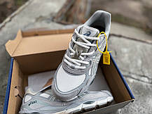 Чоловічі кросівки Asics Gel-NYC Grey White сірі з білим, фото 6