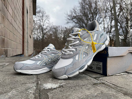 Чоловічі кросівки Asics Gel-NYC Grey White сірі з білим, фото 1
