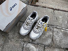Чоловічі кросівки Asics Gel-NYC Grey White сірі з білим, фото 4
