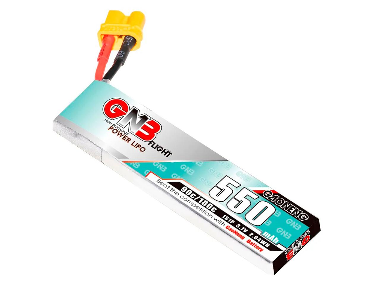 Аккумулятор Gaoneng GNB XT30 550mAh 1S 90C (з проволокою)