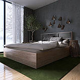 Ліжко КЛ 1400 Лайт 140х200 з підйомним механізмом, Дуб сонома, фото 5
