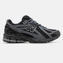 Чоловічі Кросівки New Balance 1906R Black Grey / Нью Беланс 1906Р Чорні з Сірим, фото 3