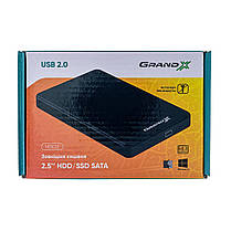 Зовнішня кишеня Grand-X для HDD 2,5" USB 2,0, фото 5