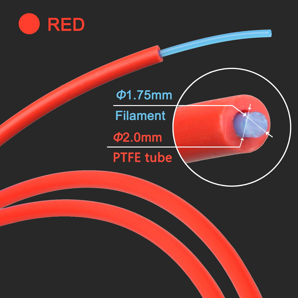 Тефлонова трубка KINGROON PTFE Red