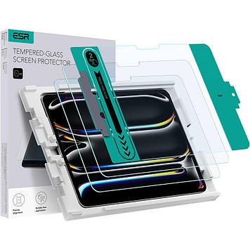 Захисне скло ESR для iPad Pro 11'' (2024) - Tempered Glass (2 шт), Clear (4894240194904)