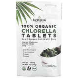 Earth Circle Organics, органічна хлорелла в таблетках, 250 мг, 400 таблеток, 100 г (3,5 унції), Київ