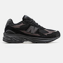 Чоловічі Кросівки New Balance 2010 Black Brown / Нью Беланс 2010 Чорні з Коричневим, фото 3