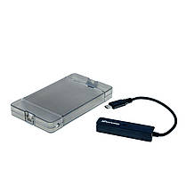 Зовнішня кишеня Grand-X для HDD 2,5" USB 3,1 Type-C (HDE31), фото 3