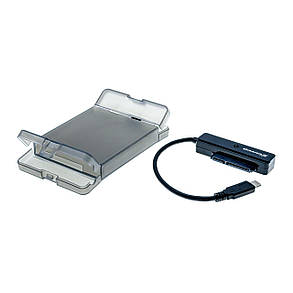 Зовнішня кишеня Grand-X для HDD 2,5" USB 3,1 Type-C (HDE31), фото 1