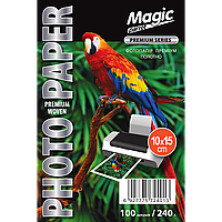 Фотопапір Magic 10x15cm Преміум RC полотно 240г. (100листів)