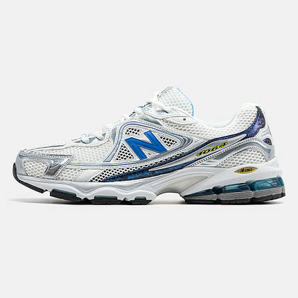 Чоловічі Кросівки New Balance 1064 White Silver Blue / Нью Беланс 1064 Білі із Сріблястим та Синім, фото 1