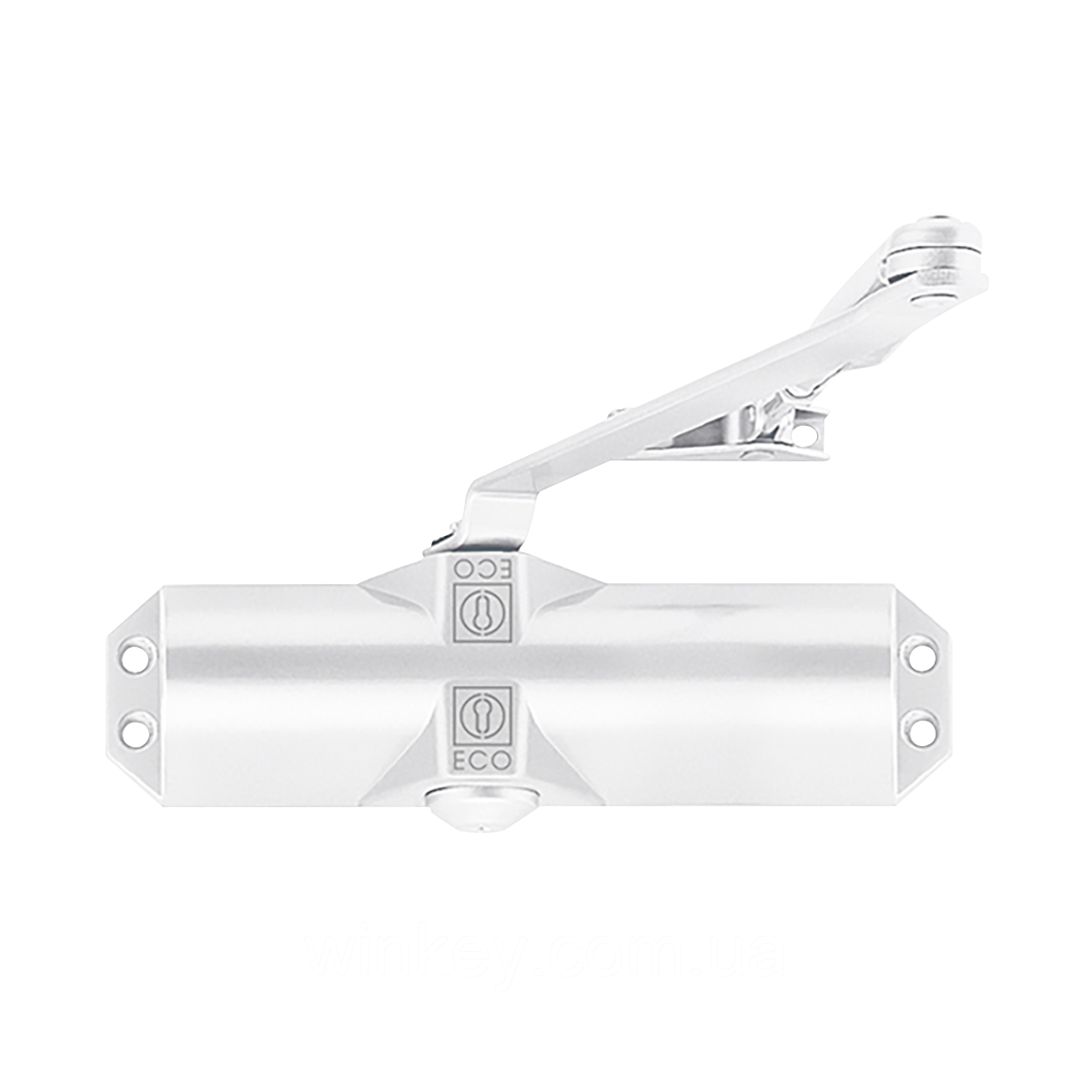 Дотягувач дверний ECO Schulte TS-10D білий