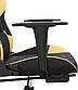 Комп'ютерне крісло для геймера VidaXL Black-Yellow (345524), фото 8
