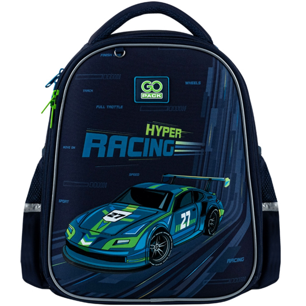 Рюкзак GoPack Education напівкаркасний 165S-4 Speedway 34.5x26x12.5 см, 115-130 см
