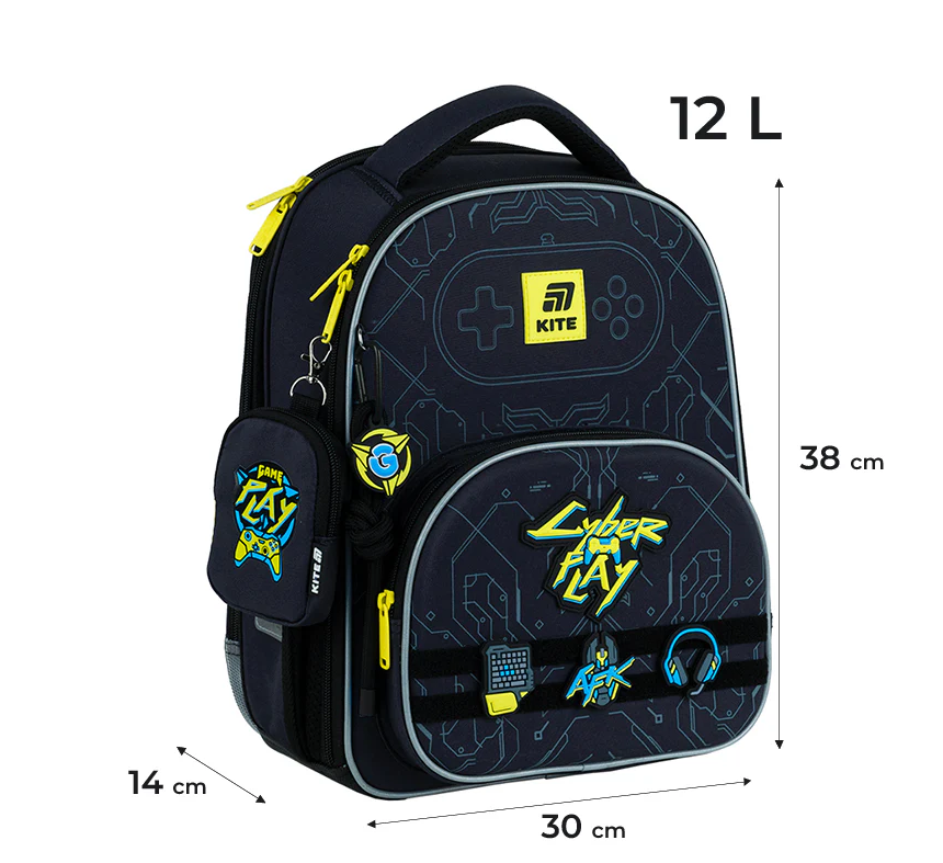 Рюкзак Kite каркасний Education Cyber K25-556M-2