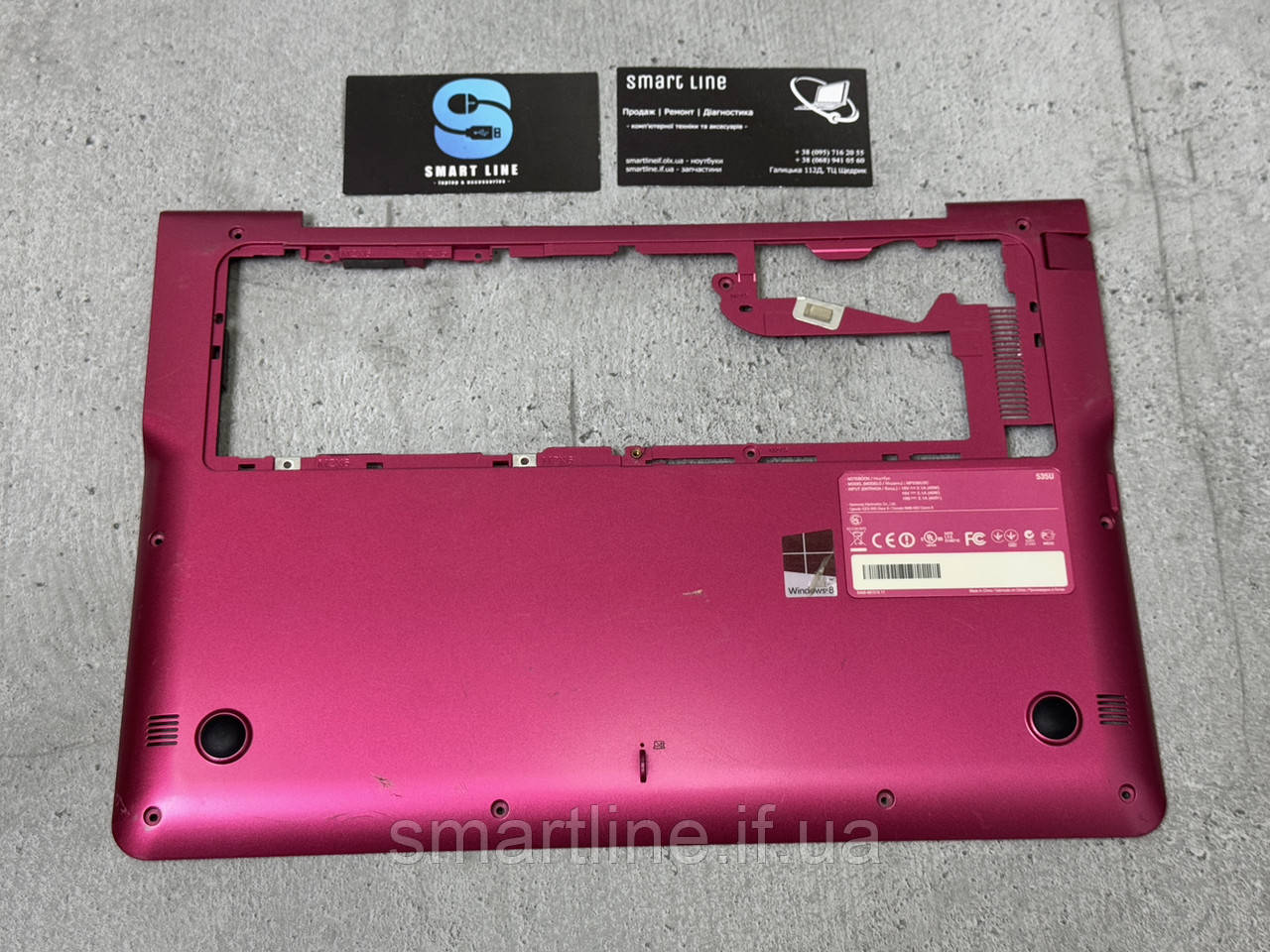 Нижня частина корпусу піддон корито для ноутбука Samsung NP535U3C