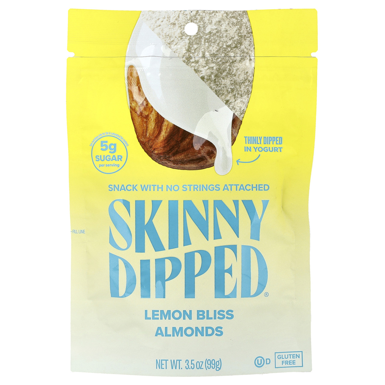 SkinnyDipped, Skinny Diped Almonds, Lemon Bliss, 3,5 унції (99), Київ