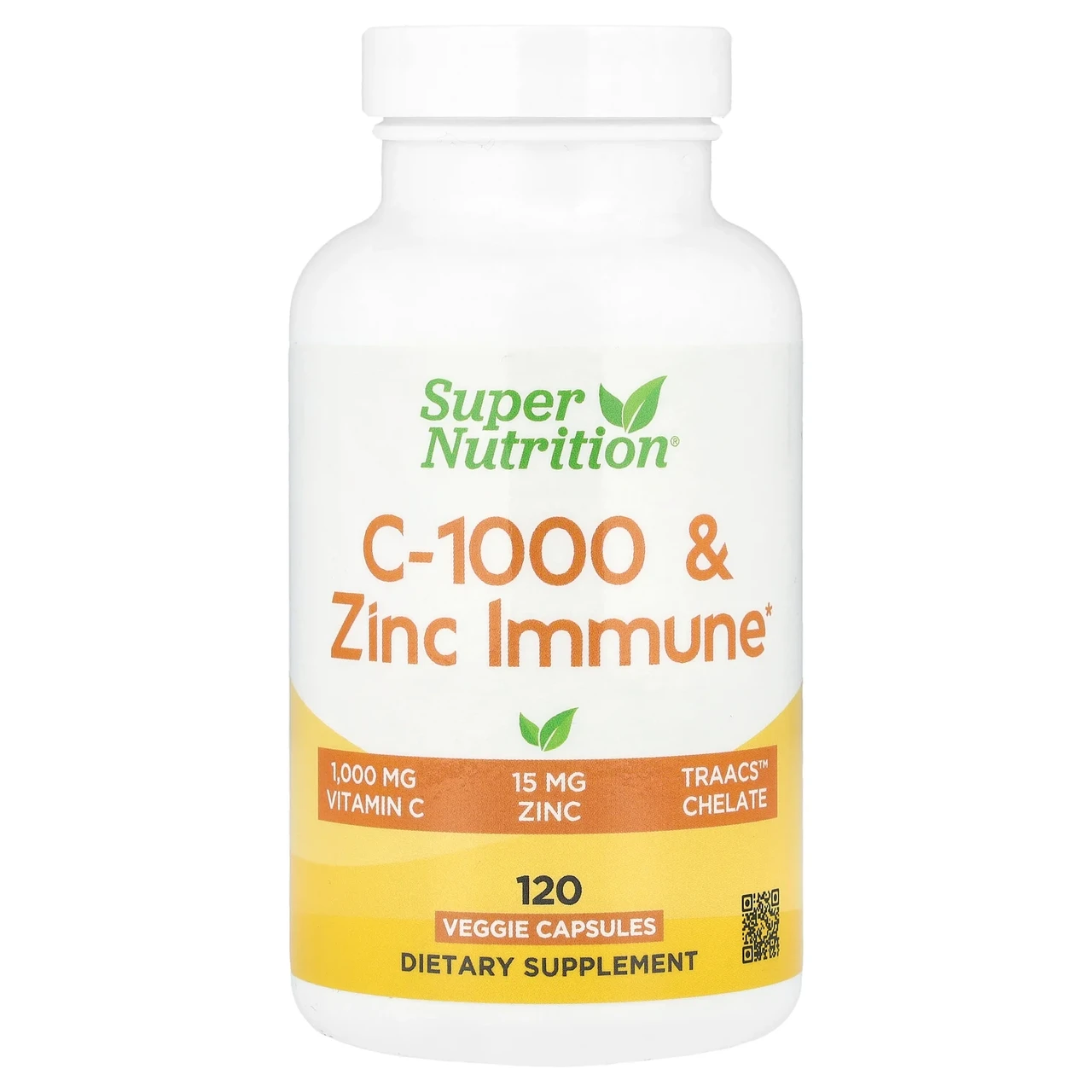 Super Nutrition, SimplyOne, C-1000 і цинк для імунітету, 120 вегетаріанських капсул, Київ