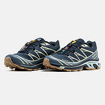 Чоловічі Кросівки Salomon XT-6 Advanced Gore-Tex Blue / Саломон ХТ-6 Адванст Гор Текс Сині, фото 5