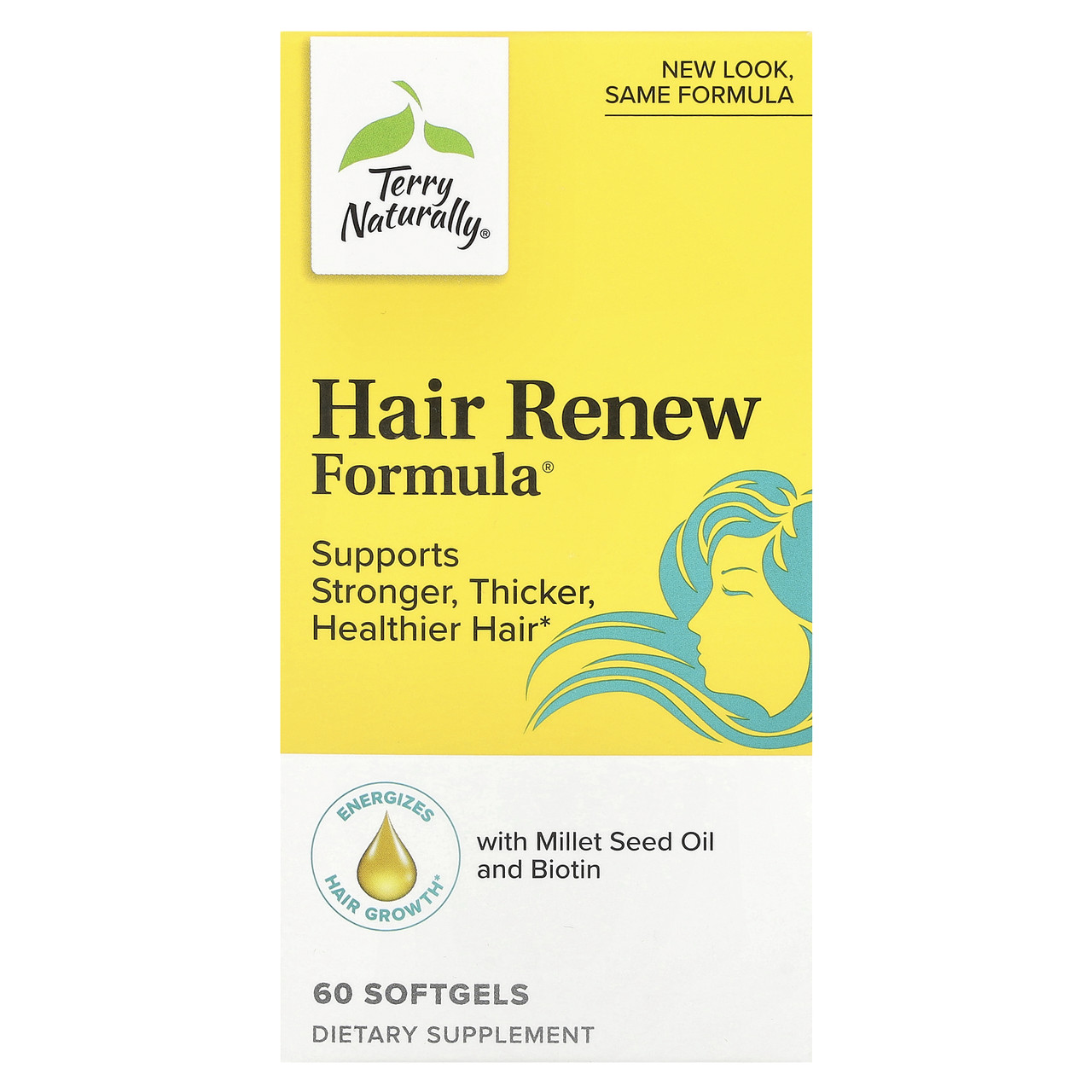 Terry Naturally, Terry Naturally, Hair Renew Formula, формула відновлення волосся, 60 желатинових капсул, Київ