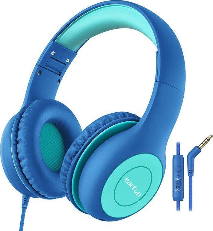 Навушники без мікрофону EarFun Kids K1 Blue/Green
