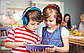 Навушники без мікрофону EarFun Kids K1 Blue/Green, фото 6