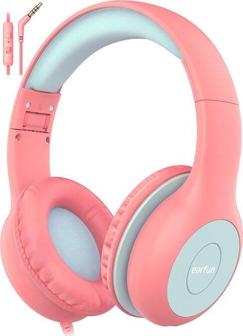Навушники без мікрофону EarFun Kids K1 Purple/Pink