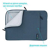 Чохол для ноутбука Grand-X SL-15D 15.6'' Dark Grey, фото 6