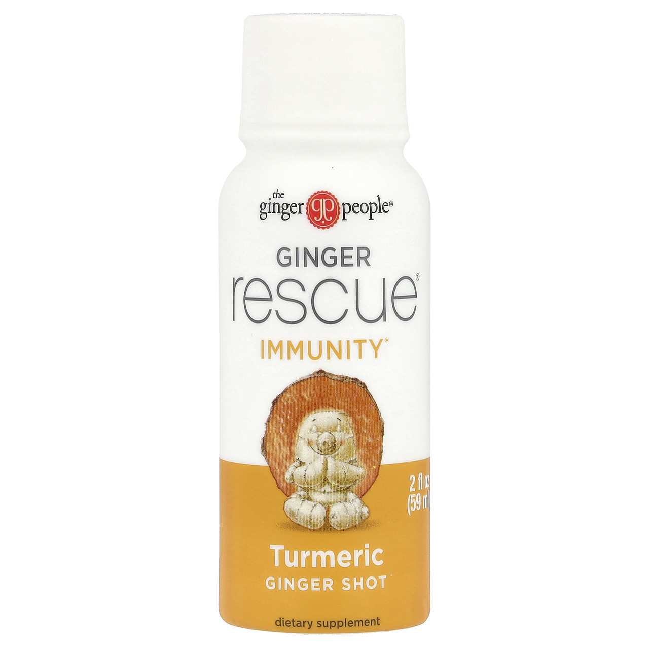 Ginger People, Ginger Rescue Shots, Дика куркума, 2 рідкої унції (60 мл) TGP-9092, Київ