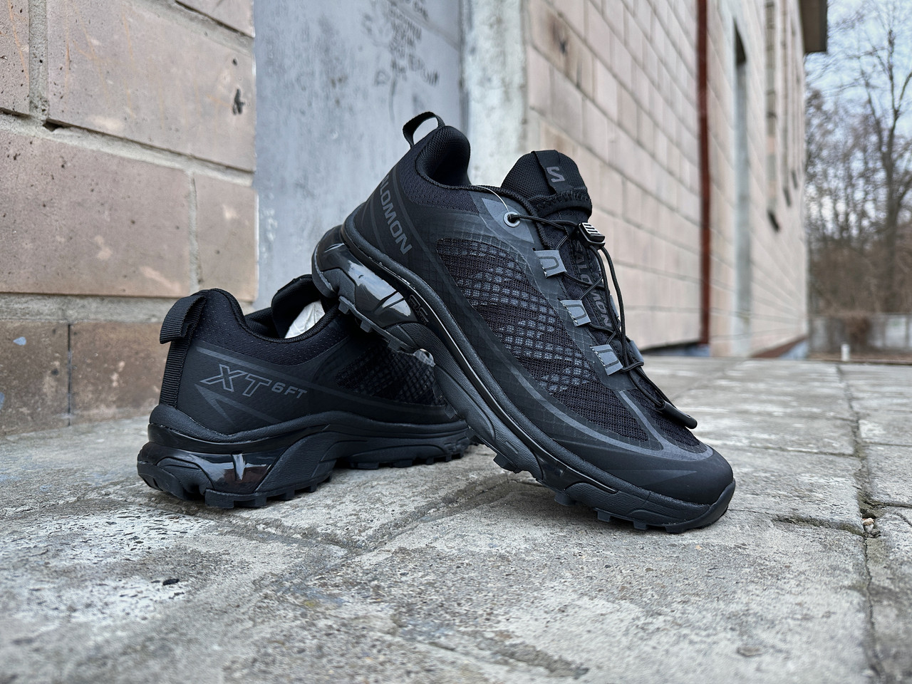 Чоловічі кросівки Salomon XT-6 FT All Black чорні