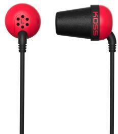Навушники без мікрофону Koss The Plug Red, фото 1