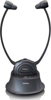 Навушники без мікрофону Lenco HPW-400 Black, фото 1