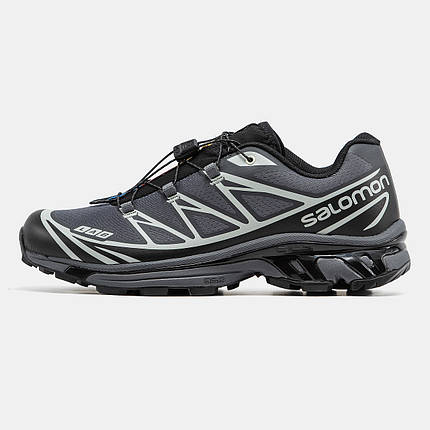 Чоловічі Кросівки Salomon XT-6 Softground LT ADV Grey / Саломон ХТ-6 Софтграунд ЛТ АДВ Сірі з Чорним, фото 1
