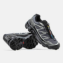 Чоловічі Кросівки Salomon XT-6 Softground LT ADV Grey / Саломон ХТ-6 Софтграунд ЛТ АДВ Сірі з Чорним, фото 6