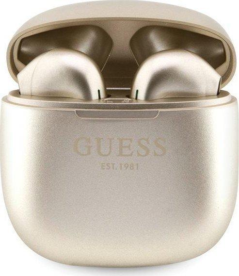 Навушники TWS Guess Classic EST Logo Gold (GUTWST26PSD)