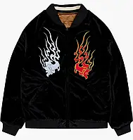 Urbanshop com ua Бомбер чоловічий Huf Destructive Skajyan Jacket Black JK00410-BLACK РОЗМІРИ ЗАПИТУЙТЕ