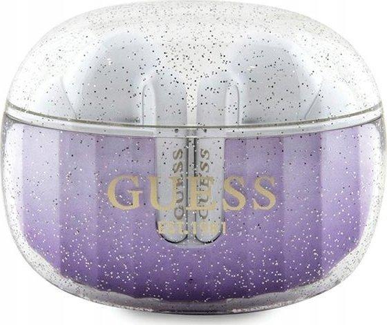 Навушники TWS Guess Glitter Gradient Purple (GUTWSHDGKEEU)