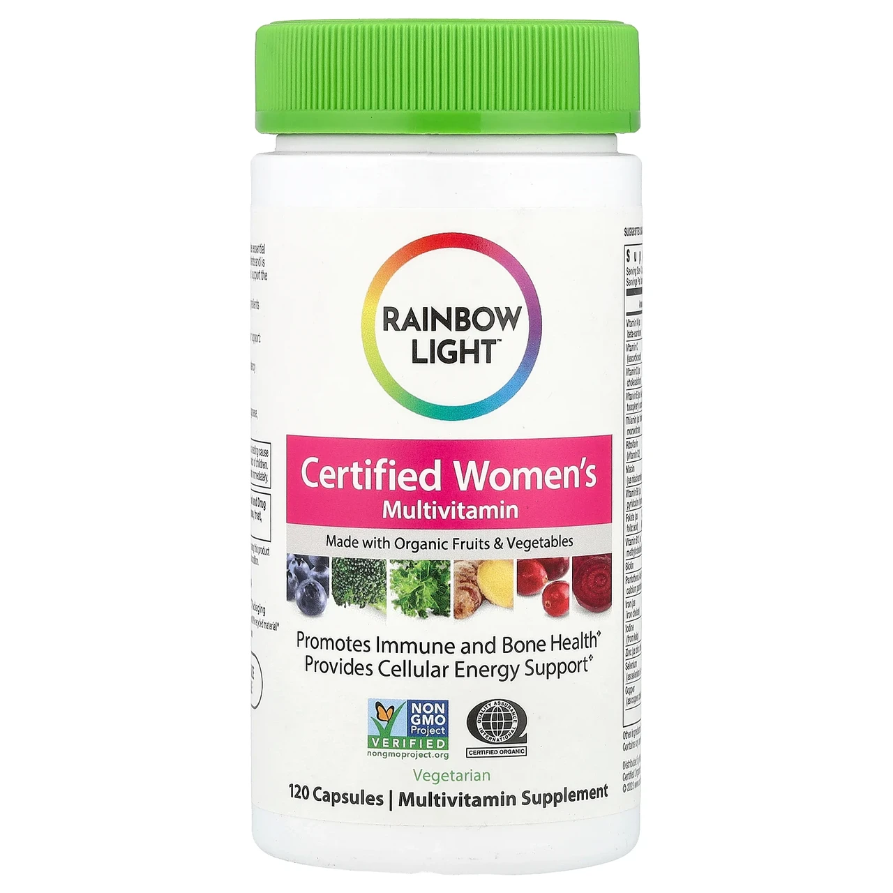 Rainbow Light, Сертифікований Women's Multivitamin, 120 вегетаріанських капсул, Київ