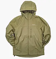 Urbanshop com ua Вітровка чоловіча Huf Essentials Zip Standard Shell Jacket Green Jk00350-Olive РОЗМІРИ
