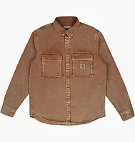 Urbanshop com ua Джинсовка чоловіча Carhartt Monterey Shirt Jac Hamilton Brown I030291.HZWD.03 РОЗМІРИ