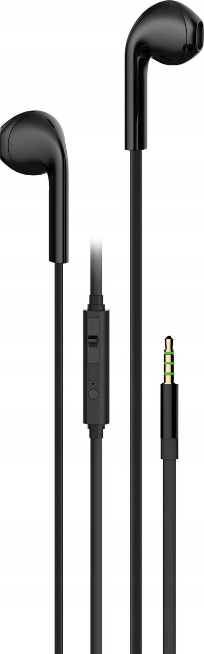 Навушники без мікрофону Vivanco Earbuds Black (61740)