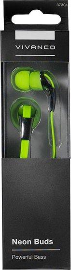 Навушники без мікрофону Vivanco Neon Buds Yellow (37304)