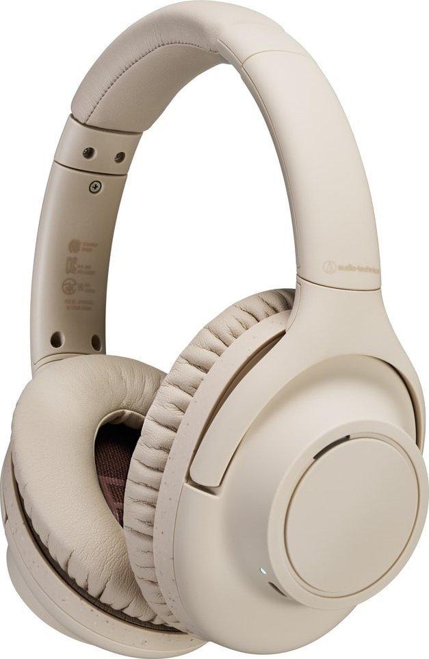 Навушники з мікрофоном Audio-Technica ATH-S300BT Beige (ATHS300BTBG), фото 1