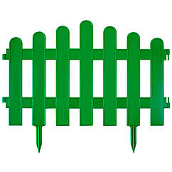 Садовий паркан декоративний 39.5х27 см зелений 1 шт