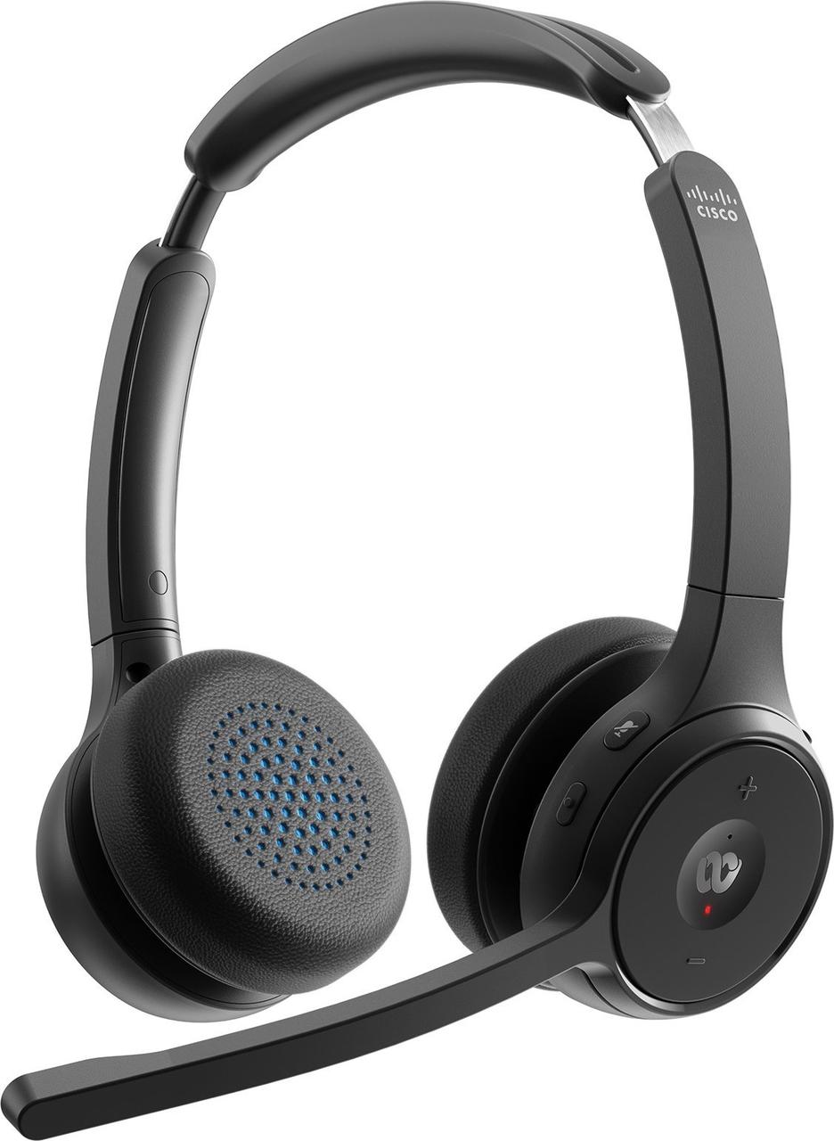 Навушники з мікрофоном Cisco 722 Wireless Dual Black (HS-WL-722-BUNA-C)