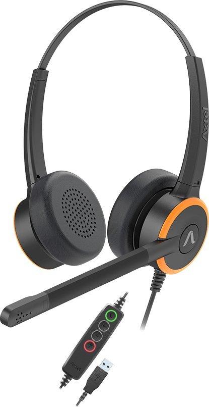 Навушники з мікрофоном Axtel Prime UC USB-A Black