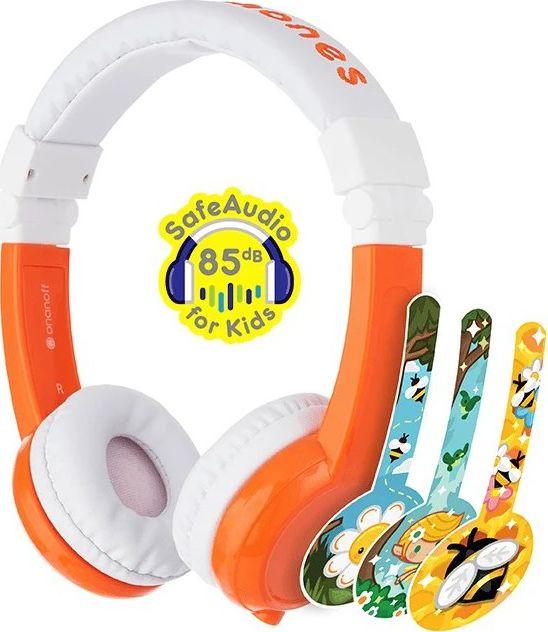 Навушники з мікрофоном BuddyPhones Explore Orange (BP-EX-FD-ORANGE-01-K), фото 1