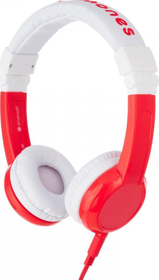 Навушники з мікрофоном BuddyPhones Explore Red (BP-EX-FD-ORANGE-01-K), фото 1
